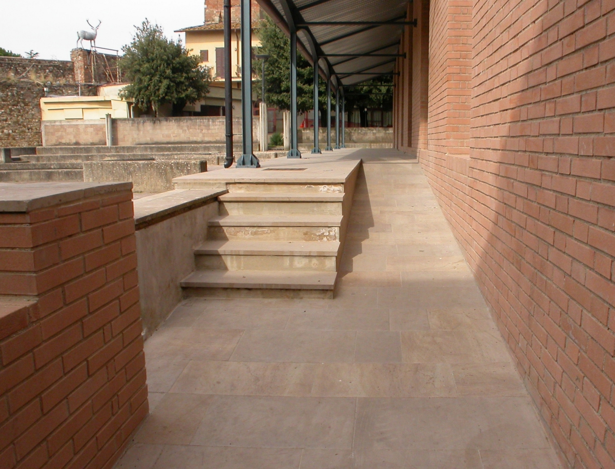 Flooring of Pietra Santafiora  Arte Sacra Museum Comune di San Casciano Val di Pesa