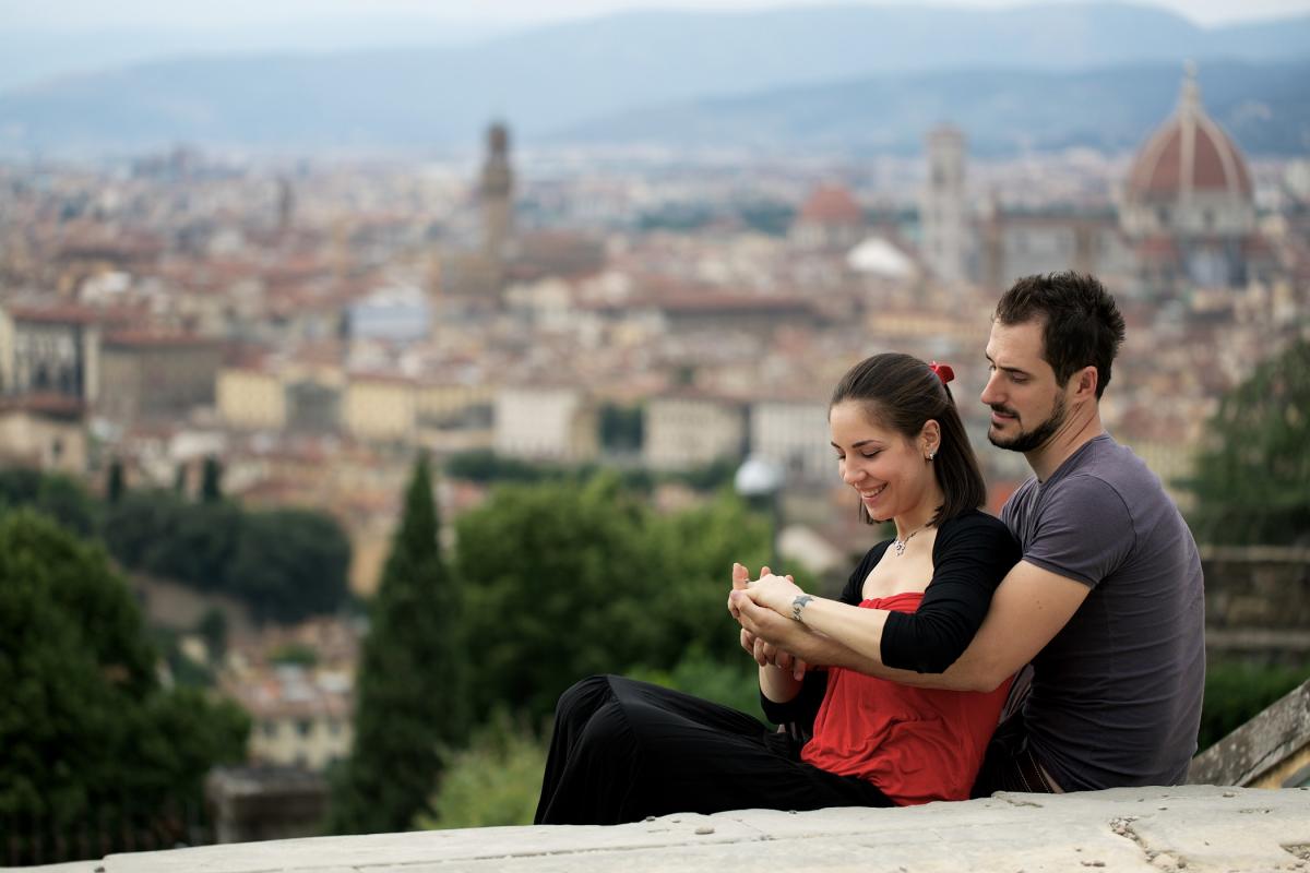 Blick vom Piazzale Michelangelo aus